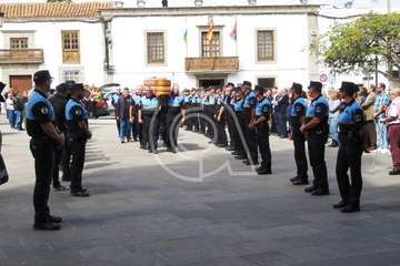 Telde da su último adiós al cabo Rubén Rivero (Foto TA)